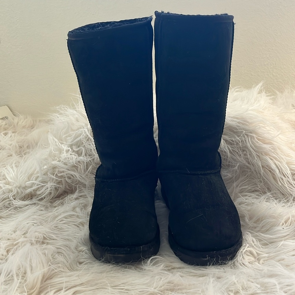 UGG BOOTS black womens high boots size 9